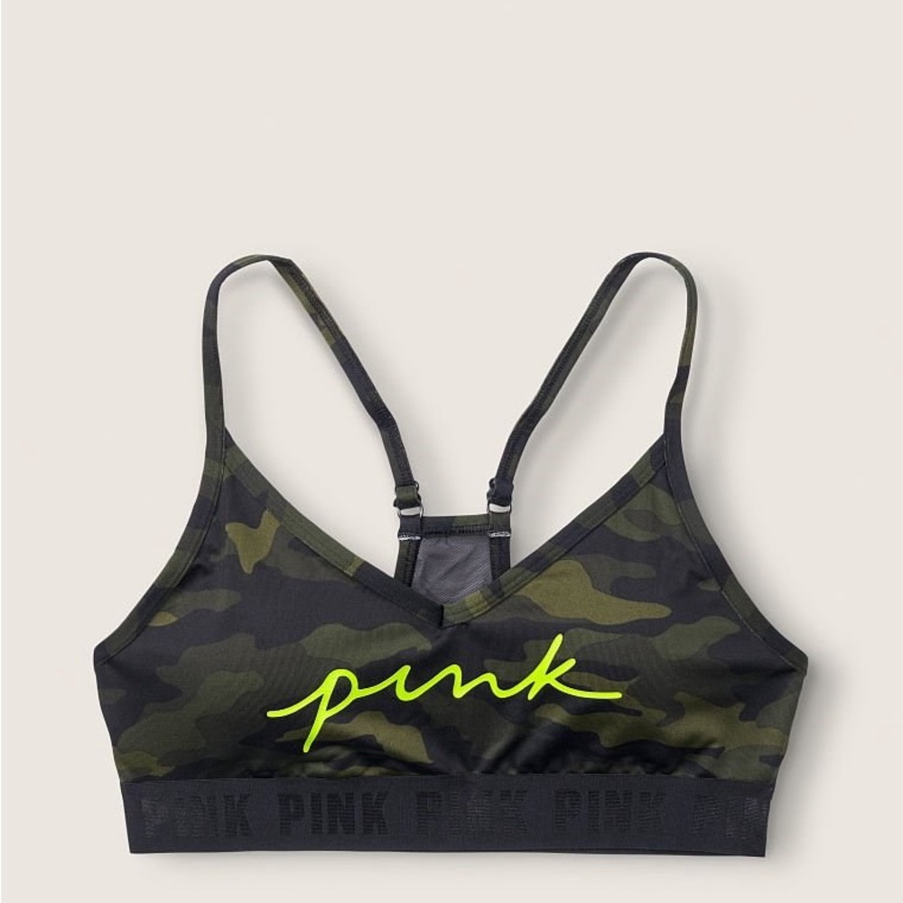 Pink Camo Sports Bra